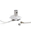 Klus Os22-lin-z - connecteur d’alimentation unipolaire et fixation de suspension - blanc