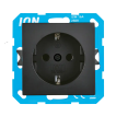 Ion Industries V1/J1 - 2 prises latérales (version néerlandaise) - noir mat