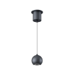 Artdelight Miami - suspension - Ø 10 x 218 cm - 10W dimmable LED inclus - noir
