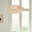 Nordlux Villo - abat-jour en papier sans suspension - Ø 60 x 24 cm - beige