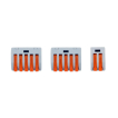 wago kit de connexion pour plaque de plafond avec 4 points lumineux