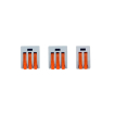 wago kit de connexion pour plaque de plafond avec 2 points lumineux