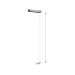 Lucide Linial - système de rail magnétique - kit de suspension avec câble et plaque de plafond - 30 x 8 x 200 cm - noir chrome mat