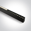 ONE Light LED Linear Profiles - plafonnier/ suspensions - 120 x 7 x 3,5 cm - intensité lumineuse réglable 20W/30W/40W LED inclus - noir - couleur de lumière réglable