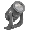 Century Italia Blaze - spot au sol - 12,4 x 8 x 14,7 cm - 14W LED inclus - IP67 - gris - lumière blanche