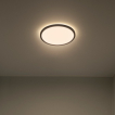Nordlux Oja - plafonnier - Ø 29,4 x 2,3 cm - 3 niveaux de gradation (2700K) - 18W LED inclus - noir
