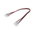 Roi Du Luminaire - connecteur double avec câble de 15 cm - pour ruban LED SMD 8 mm monocolore