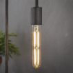 Ampoule LED à filament Vico tube dimmable - Ø 3 x 18,5 cm - E27 - 4W - 2100K