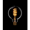 ETH Globe Spiral LED Filament - Ø 9,5 cm - E27 - 3 niveaux de gradation - 7W - 2200K - or