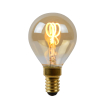Lucide Ampoule à filament LED - Ø 4,5 x 7 cm - E14 - 3W dimmable - 2200K - ambre