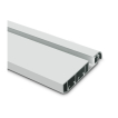 ONE Light - plinthe en aluminium - 1,6 x 8 cm - longueur 200 cm - blanc