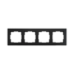 Ion Industries V1 - cadre de couverture quadruple - noir mat