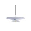 Artdelight Linares - suspension - Ø 50 x 16,5 cm - blanc