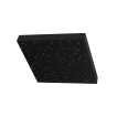 Nova Luce Cielo - plafonnier - 30 x 30 x 4 cm - 8W LED dimmable inclus - noir