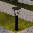 Nova Luce Virtus - lampe à poser - Ø 30 x 27 cm - 16W LED inclus - IP65 - anthracite foncé