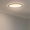 Nordlux Oja - plafonnier - Ø 42,4 x 2,3 cm - 19W LED inclus (3000K/4000K) - noir