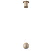 Artdelight Miami - suspension - Ø 10 x 218 cm - 10,8W dimmable LED inclus - champagne
