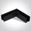 ONE Light Profils de surface magnétiques Mini - coin pour 42001A & 42002A - 11 x 2,7 x 3 cm - noir