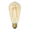 Ampoule LED à filament goutte d'eau dimmable - E27 - 6W - 2100K