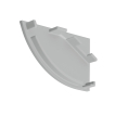 KLUS Kopro-30-l-l - embout gauche - gris