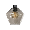 ETH Bendy - abat-jour en verre - Ø 21,5 x 23 cm - fumé