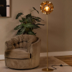 Lucide Hannelore - lampadaire - Ø 30 x 149,6 cm - or