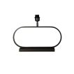 Searchlight - pied de lampe de table - 47 x 13 x 27 cm - noir mat