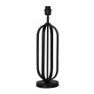 Searchlight - pied de lampe de table - Ø 16 x 55 cm - noir mat