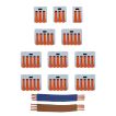 wago kit de connexion pour plaque de plafond avec 14 points lumineux