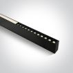 ONE Light LED Linear Profiles - plafonnier/ suspensions - 120 x 7 x 3,5 cm - intensité lumineuse réglable 20W/30W/40W LED inclus - noir - couleur de lumière réglable