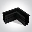 ONE Light Profils encastrés magnétiques MIDI - angle d'encastrement pour 42001RB et 42002RB - noir