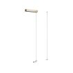 Lucide Linial - système de rail magnétique - kit de suspension avec câble et plaque de plafond - 30 x 8 x 200 cm - champagne