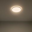 Nordlux Oja - plafonnier - Ø 29,4 x 2,3 cm - 3 niveaux de gradation (2700K) - 18W LED inclus - blanc