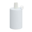 Creative Cables - Raccord E27 avec porte-câble conique en plastique - Ø 4,2 x 6,2 cm - blanc