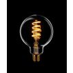 ETH Globe Spiral LED Filament - Ø 9,5 cm - E27 - dimmable - 7,5W - 2200K - transparent