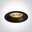 ONE Light Spot encastré fixe LED - spot encastré - Ø 44 mm, Ø 38 mm encastré - 3W LED dimmable inclus - noir