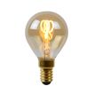 Lucide Ampoule à filament LED - Ø 4,5 x 7 cm - E14 - 3W dimmable - 2200K - ambre