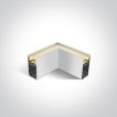 ONE Light LED Accessoires linéaires - angle pour modèles 38150A et 38151A - 8W LED inclus - blanc - couleur de lumière blanc chaud