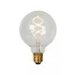 Lucide Lampe à filament LED - Ø 12,5 x 17,5 cm - E27 - 5W dimmable - 2700K - transparent