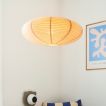 Nordlux Villo - abat-jour en papier sans suspension - Ø 60 x 24 cm - brun