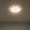 Nordlux Oja - plafonnier - Ø 29,4 x 2,3 cm - 15W LED inclus (3000K/4000K) - blanc
