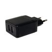 MPL double prise USB - 5Vdc - noir