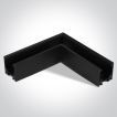 ONE Light Profils de surface magnétiques Mini - coin pour 42001A & 42002A - 11 x 2,7 x 3 cm - noir