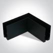 ONE Light Profils de surface magnétiques MIDI - coin pour 42001B et 42002B - 11 x 2,7 x 5,5 cm - noir