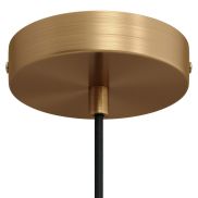 Creative Cables - rosace de plafond - Ø 12 x 2,5 cm - bronze brossé