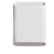 Artdelight Diaz - applique murale - 4 x 14,5 x 20 cm - 2 x 6W LED inclus - IP65 - blanc
