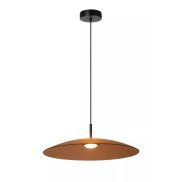 Lucide Menga - lampe suspendue - Ø 60 x 150 cm - 18,6W LED dimmable inclus - amber