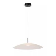 Lucide Menga - lampe suspendue - Ø 60 x 150 cm - 18,6W LED dimmable inclus - opal