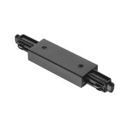 Nordlux Link Adaptateur Double - système de rail 1 circuit - connecteur intermédiaire - 9,5 x 3,5 x 1,8 cm - noir