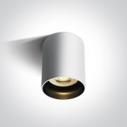 ONE Light GU10 Dark Light - spot en saillie 1L - Ø 6,8 x 9,5 cm - blanc